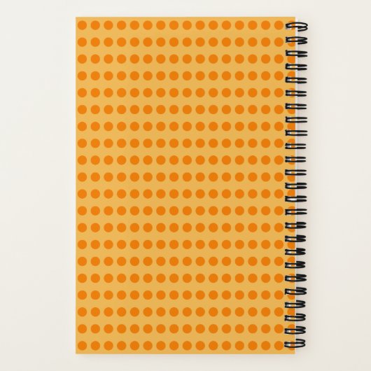 Silly Cat Personalized Spiral Notebook ノートブック (裏面)