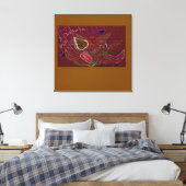 Silly Comic キャンバスプリント (インサイチュ (寝室))