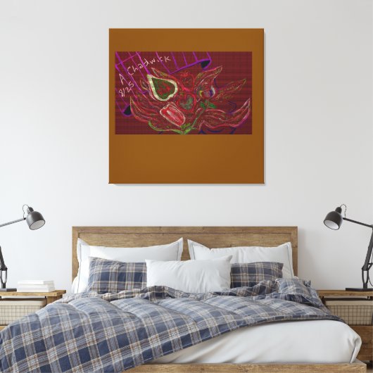 Silly Comic キャンバスプリント (インサイチュ (寝室))