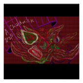 Silly Comic Glossy Poster ポスター (正面)