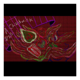 Silly Comic Glossy Poster ポスター