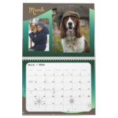 Silly Dog Calendar Custom Photo Pet Lover Gift カレンダー (3月 2026)