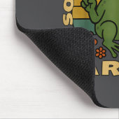 Silly Farting Frog Just Sarcastic I Sometimes マウスパッド (コーナー)