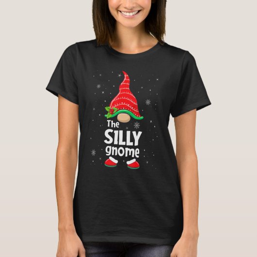 Silly Gnome Matching Family Group Christmas Party  Tシャツ (正面)