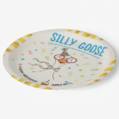 Silly Goose 1st Birthday Paper  ペーパープレート (アングル)