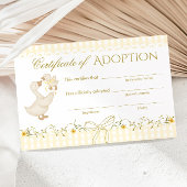 Silly Goose Adoption certificate Gender Neutral 招待状