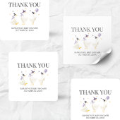 Silly Goose Baby Shower スクエアシール