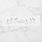 Silly Goose Baby Shower ペットボトルラベル (シングルラベル)