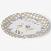 Silly Goose Baby Shower ペーパープレート (アングル)