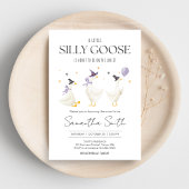 Silly Goose Baby Shower 招待状
