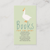 Silly Goose Baby Shower Books For Baby エンクロージャーカード (正面)