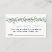 Silly Goose Baby Shower Diaper Raffle エンクロージャーカード (正面)