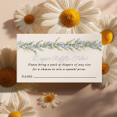 Silly Goose Baby Shower Diaper Raffle エンクロージャーカード