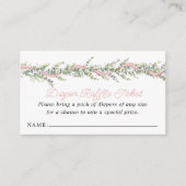 Silly Goose Baby Shower Diaper Raffle エンクロージャーカード (正面)