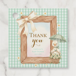 Silly Goose Baby Shower Favor Tag フェイバータグ