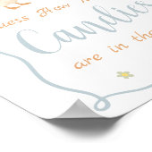 Silly Goose Baby Shower Guess How Many Candies ポスター (角)