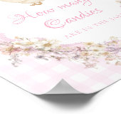 Silly Goose Baby Shower Guess How Many Candies ポスター (角)