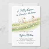 Silly Goose Baby Shower Invitation 招待状 (正面)