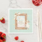 Silly Goose Baby Shower Paper Napkins スタンダードランチョンナプキン (インサイチュ)