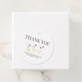 Silly Goose Baby Shower Round フェイバータグ (インサイチュ)