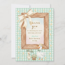 Silly Goose Baby Shower Thank You Card サンキューカード
