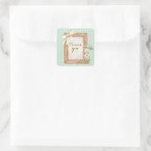 Silly Goose Baby Shower Thank You Sticker スクエアシール (バッグ)