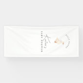 Silly Goose Baby Shower Welcome Sign | Linen Banne 横断幕 (横)