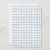 Silly Goose Birthday Any Age Blue Photo 招待状 (裏面)