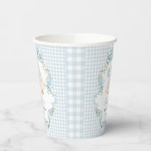 Silly Goose Blue Bow Balloon Baby Boy Shower 紙コップ (左)
