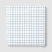 Silly Goose Blue Gingham Baby Shower Guest Book ゲストブック (裏面)