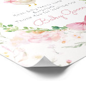 Silly Goose Blush pink Gifts table Whimsical ポスター (角)