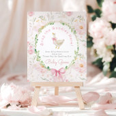 Silly Goose Blush pink Gifts table Whimsical ポスター