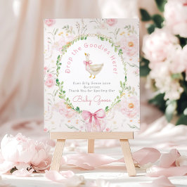 Silly Goose Blush pink Gifts table Whimsical ポスター