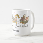 Silly Goose Book Club Reading Personalized コーヒーマグカップ (正面右)