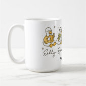 Silly Goose Book Club Reading Personalized コーヒーマグカップ (左)
