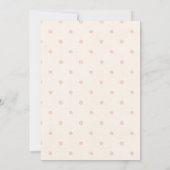 Silly Goose Coquette Baby Shower 招待状 (裏面)