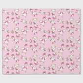 Silly Goose Cowboy Cowgirl Pink Gift ラッピングペーパー (フラット)