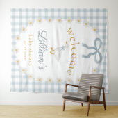 Silly Goose Daisy Baby Shower Welcome Backdrop  タペストリー (インサイチュ(横))