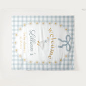 Silly Goose Daisy Baby Shower Welcome Backdrop  タペストリー (正面(横))