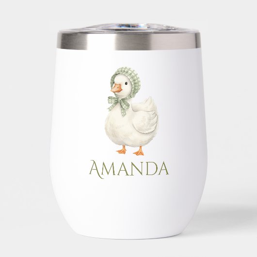 Silly Goose Daisy Sage Green Neutral Baby Shower (正面)