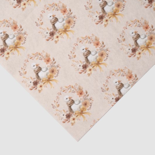 Silly Goose Fall Wreath Baby shower 薄葉紙 (詳細)