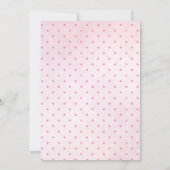 Silly Goose First Birthday Pink Girl Party 招待状 (裏面)