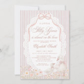 Silly Goose Flower Girl Baby Shower  招待状 (正面)
