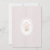 Silly Goose Flower Girl Baby Shower  招待状 (裏面)