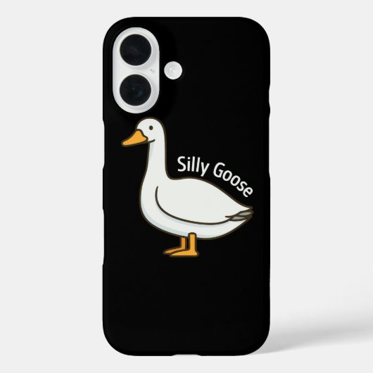 Silly Goose Funny Cartoon Goose Case-Mate iPhoneケース (裏面)