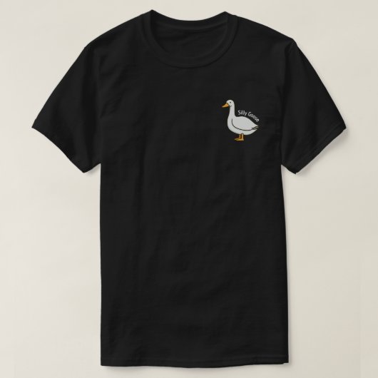 Silly Goose Funny Cartoon Goose Tシャツ (デザイン正面)
