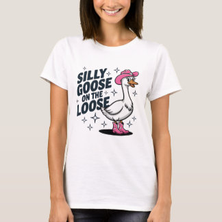 Silly Goose Funny Duck: Hilarious Waterfowl Comedy Tシャツ