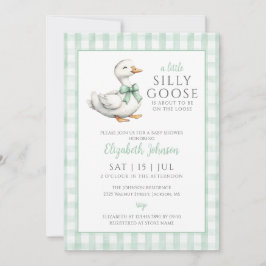 Silly Goose Gender Neutral Baby Shower All In One 招待状