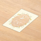 Silly Goose Gender neutral Whimsical Baby Shower アクリル招待状 (レイダウン)