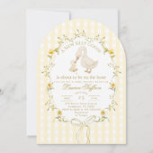 Silly Goose Gender neutral Whimsical Baby Shower 招待状 (正面)